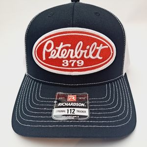 Peterbilt Richardson 112 Trucker Embroidered Patch Hat Cap Mesh Snapback…